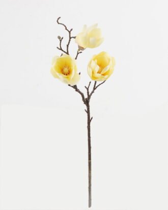 Artificial Flower 17*17*50cm Mangnolia single stem GS-58824035-Y1 2024May YeahFlower is one of Chinese leading OEM manufacturers and exporters , supplying the silk flowers, wholesale artificial trees
