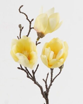 Artificial Flower 17*17*50cm Mangnolia single stem GS-58824035-Y1 2024May YeahFlower is one of Chinese leading OEM manufacturers and exporters , supplying the silk flowers, wholesale artificial trees