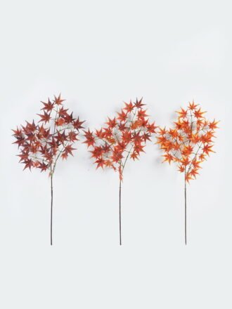 Artificial Flower 29*29*72cm Maple leaf single stem GS-71224008-R1 Single Flowers 3,000+ sqm showroom with thousands of artificial flowers, plants & trees ready for global sourcing.