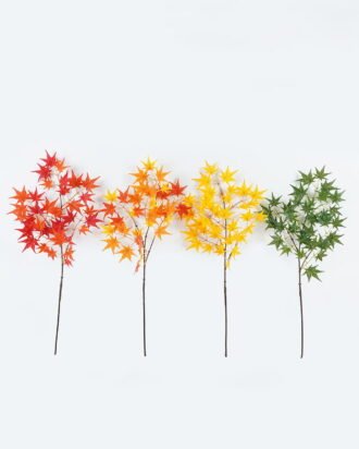 Artificial Flower 29*29*73cm Maple leaf single stem GS-71224018 2024May YeahFlower is one of Chinese leading OEM manufacturers and exporters , supplying the silk flowers, wholesale artificial trees