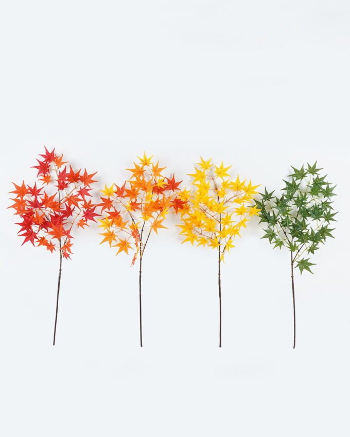 Artificial Flower 29*29*73cm Maple leaf single stem GS-71224018 2024May YeahFlower is one of Chinese leading OEM manufacturers and exporters , supplying the silk flowers, wholesale artificial trees