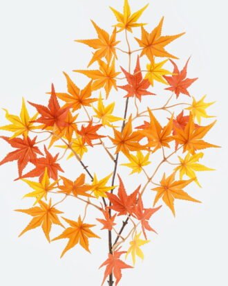 Artificial Flower 29*29*73cm Maple leaf single stem GS-71224018 2024May YeahFlower is one of Chinese leading OEM manufacturers and exporters , supplying the silk flowers, wholesale artificial trees