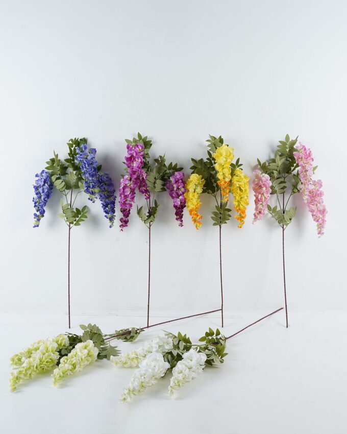 Artificial Flower 40*40*107cm Pea blossom single stem GS-73824008 2024May YeahFlower is one of Chinese leading OEM manufacturers and exporters , supplying the silk flowers, wholesale artificial trees