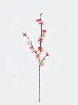Artificial Flower 12*12*82cm Peach blossom single stem GS-71224005-P2 Single Flowers 3,000+ sqm showroom with thousands of artificial flowers, plants & trees ready for global sourcing.