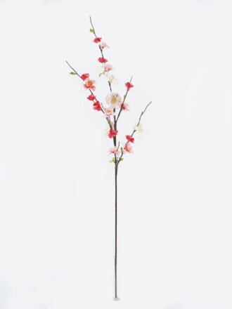 Artificial Flower 24*24*108cm Peach blossom single stem GS-71224017-O1 Single Flowers 3,000+ sqm showroom with thousands of artificial flowers, plants & trees ready for global sourcing.
