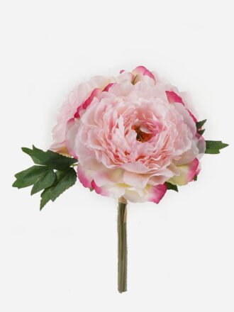 Artificial Flower 24*24*28cm Peony *3 bundle GS-55124006-W1 Bouquet 3,000+ sqm showroom with thousands of artificial flowers, plants & trees ready for global sourcing.
