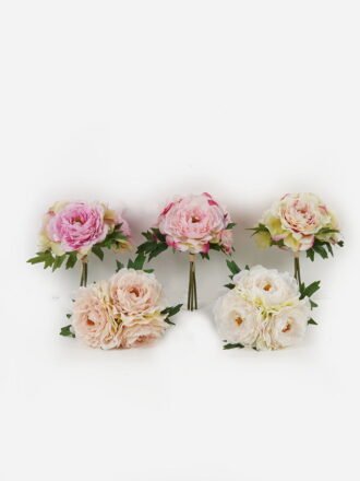 Artificial Flower 24*24*28cm Peony *3 bundle GS-55124006-P1 Bouquet 3,000+ sqm showroom with thousands of artificial flowers, plants & trees ready for global sourcing.