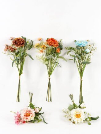 Artificial Flower 23*23*60cm Peony *4 bundle GS-58824012-K1 Bouquet 3,000+ sqm showroom with thousands of artificial flowers, plants & trees ready for global sourcing.