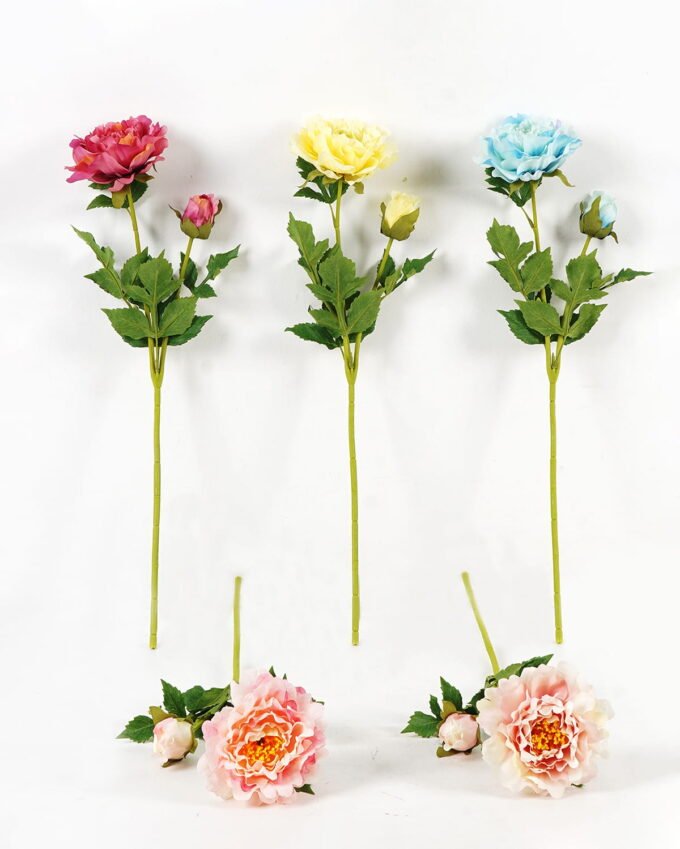 Artificial Flower 15*15*58cm Peony single stem GS-58824011 2024May YeahFlower is one of Chinese leading OEM manufacturers and exporters , supplying the silk flowers, wholesale artificial trees