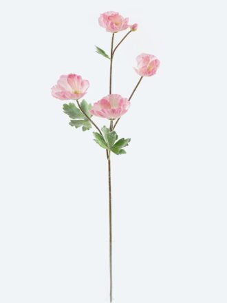 Artificial Flower 12*12*71cm Poppy*5 single stem GS-71224022-R1 Single Flowers 3,000+ sqm showroom with thousands of artificial flowers, plants & trees ready for global sourcing.