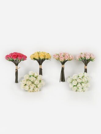 Artificial Flower 17*17*23cm Rose *15 bundle GS-55124008-Y1 Bouquet 3,000+ sqm showroom with thousands of artificial flowers, plants & trees ready for global sourcing.