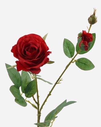 Artificial Flower 15*15*60cm Rose *2 single stem GS-55124001-R1 2024May YeahFlower is one of Chinese leading OEM manufacturers and exporters , supplying the silk flowers, wholesale artificial trees