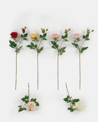 Artificial Flower 15*15*60cm Rose *2 single stem GS-55124001 2024May YeahFlower is one of Chinese leading OEM manufacturers and exporters , supplying the silk flowers, wholesale artificial trees