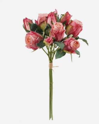 Artificial Flower 20*20*37cm Rose *5 bundle GS-55124003-P1 2024May YeahFlower is one of Chinese leading OEM manufacturers and exporters , supplying the silk flowers, wholesale artificial trees