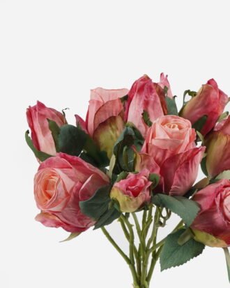 Artificial Flower 20*20*37cm Rose *5 bundle GS-55124003-P1 2024May YeahFlower is one of Chinese leading OEM manufacturers and exporters , supplying the silk flowers, wholesale artificial trees