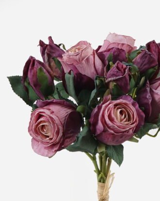 Artificial Flower 20*20*37cm Rose *5 bundle GS-55124003-Z1 2024May YeahFlower is one of Chinese leading OEM manufacturers and exporters , supplying the silk flowers, wholesale artificial trees
