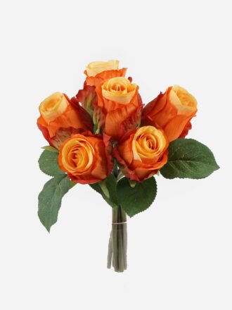 Artificial Flower 23*23*24cm Rose *6 bundle GS-55124007-P1 Bouquet 3,000+ sqm showroom with thousands of artificial flowers, plants & trees ready for global sourcing.
