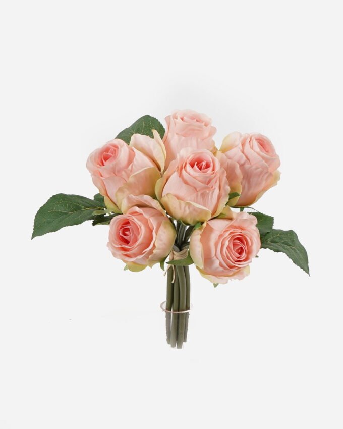 Artificial Flower 23*23*24cm Rose *6 bundle GS-55124007-P1 2024May YeahFlower is one of Chinese leading OEM manufacturers and exporters , supplying the silk flowers, wholesale artificial trees