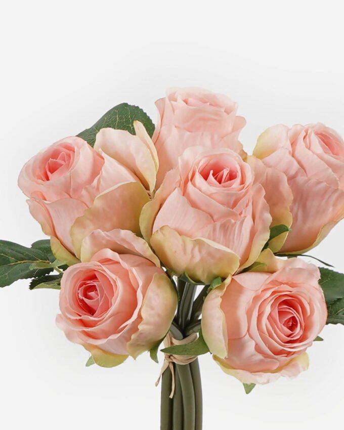 Artificial Flower 23*23*24cm Rose *6 bundle GS-55124007-P1 2024May YeahFlower is one of Chinese leading OEM manufacturers and exporters , supplying the silk flowers, wholesale artificial trees