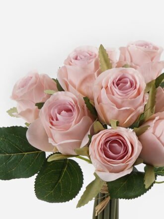 Artificial Flower 20*20*22cm  Rose  *9 bundle GS-55124002 Bouquet 3,000+ sqm showroom with thousands of artificial flowers, plants & trees ready for global sourcing.