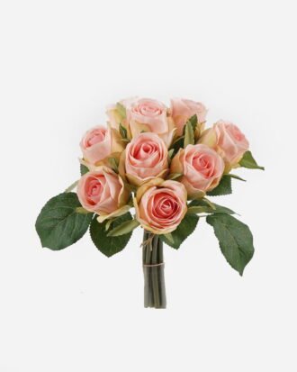 Artificial Flower 20*20*22cm  Rose  *9 bundle GS-55124002-P2 2024May YeahFlower is one of Chinese leading OEM manufacturers and exporters , supplying the silk flowers, wholesale artificial trees