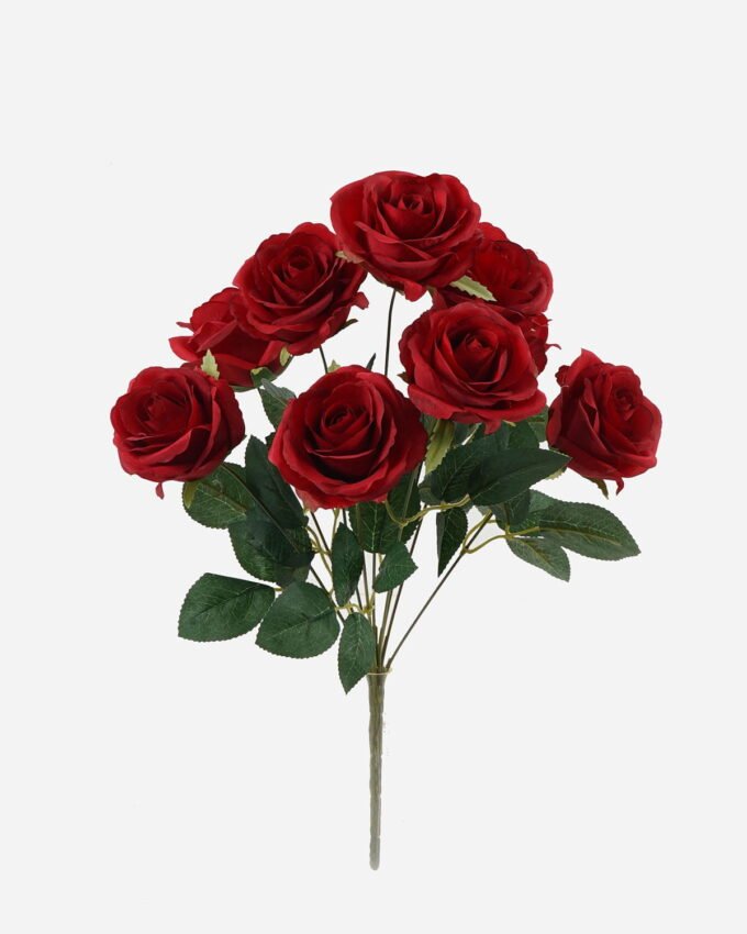 Artificial Flower Rose 9 bush GS-55124010_3 Artificial Flower 26*26*46cm Rose *9 bush GS-55124010 2024May YeahFlower is one of Chinese leading OEM manufacturers and exporters , supplying the silk flowers, wholesale artificial trees