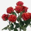 Artificial Flower 23*23*46cm Rose *9 bush GS-55124011-R2 2024May YeahFlower is one of Chinese leading OEM manufacturers and exporters , supplying the silk flowers, wholesale artificial trees