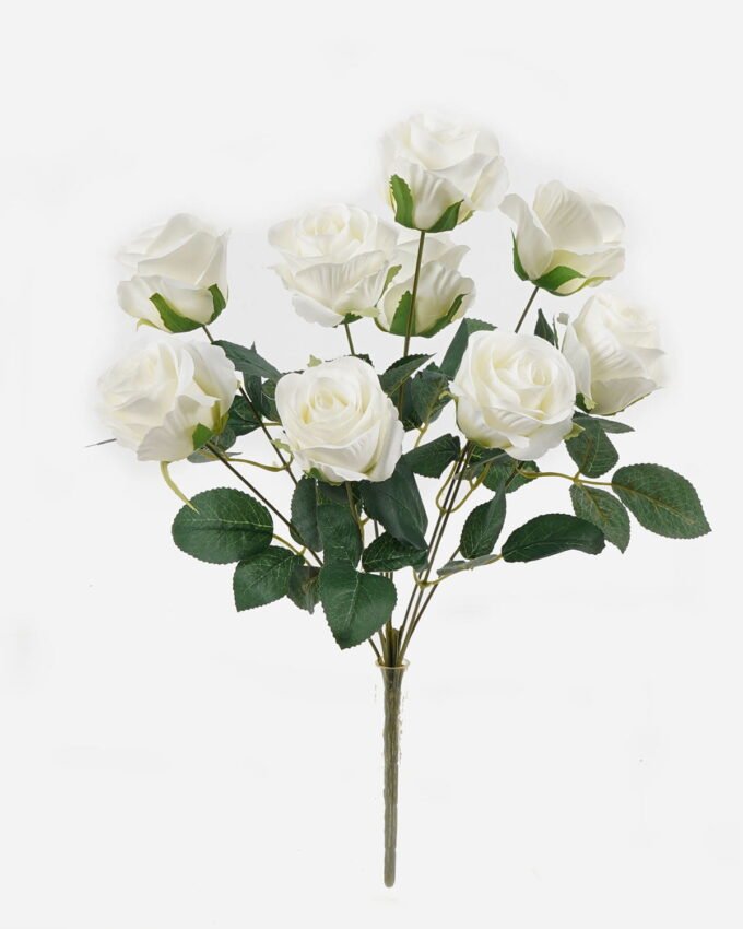 Artificial Flower 23*23*46cm Rose *9 bush GS-55124011 2024May YeahFlower is one of Chinese leading OEM manufacturers and exporters , supplying the silk flowers, wholesale artificial trees