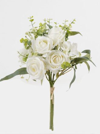 Artificial Flower 24*24*38cm Rose Hydrangea *3 bundle GS-58824026-P2 Bouquet 3,000+ sqm showroom with thousands of artificial flowers, plants & trees ready for global sourcing.