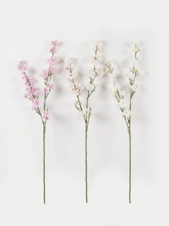 Artificial Flower 16*16*56cm Sakura  single stem GS-73324012-W1 Single Flowers 3,000+ sqm showroom with thousands of artificial flowers, plants & trees ready for global sourcing.