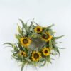 Artificial Flower 55*55*55cm Sunflowers wreath GS-73624021 WREATH YeahFlower is one of Chinese leading OEM manufacturers and exporters , supplying the silk flowers, wholesale artificial trees