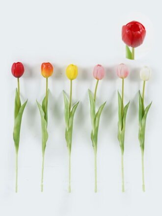 Artificial Flower 7*47CM Tulip GS-41519004CONTI-R1 Single Flowers 3,000+ sqm showroom with thousands of artificial flowers, plants & trees ready for global sourcing.