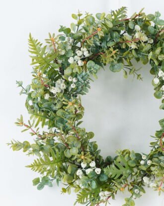 Artificial Flower 50*50*50cm Wreath GS-73624017 2024May YeahFlower is one of Chinese leading OEM manufacturers and exporters , supplying the silk flowers, wholesale artificial trees