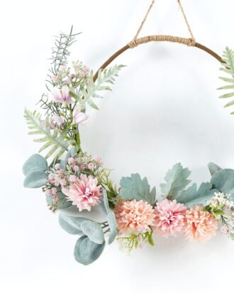 Artificial Flower 35*35*35cm Wreath GS-73624023 2024May YeahFlower is one of Chinese leading OEM manufacturers and exporters , supplying the silk flowers, wholesale artificial trees