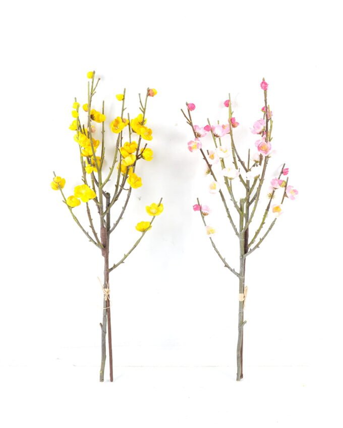 Artificial Flower 20*20*60cm plum blossom *2 bouquet GS-30024008 2024Jun YeahFlower is one of Chinese leading OEM manufacturers and exporters , supplying the silk flowers, wholesale artificial trees