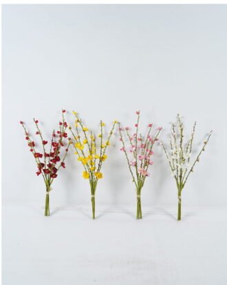 Artificial Flower 25*25*53cm plum blossom *6 bouquet GS-30024007 2024Jun YeahFlower is one of Chinese leading OEM manufacturers and exporters , supplying the silk flowers, wholesale artificial trees