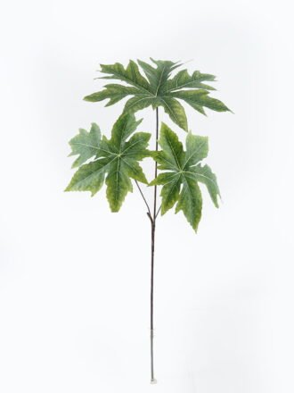 Artificial Plant 28*28*63cm Papaya leaf single stem GS-71224033 Leaves&Sprays&Foliages 3,000+ sqm showroom with thousands of artificial flowers, plants & trees ready for global sourcing.