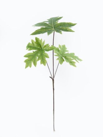 Artificial Plant 36*36*73cm Papaya leaf*3 single stem GS-71224034 Leaves&Sprays&Foliages 3,000+ sqm showroom with thousands of artificial flowers, plants & trees ready for global sourcing.