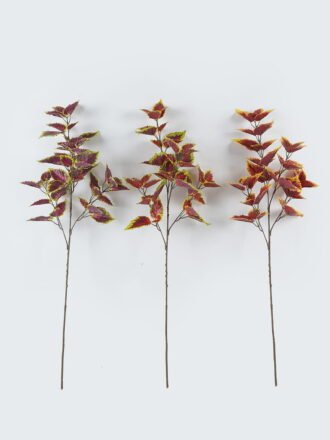 Artificial Plant 17*17*88cm Perilla leaves *4 single stem GS-74524004-Z1 Leaves&Sprays&Foliages 3,000+ sqm showroom with thousands of artificial flowers, plants & trees ready for global sourcing.
