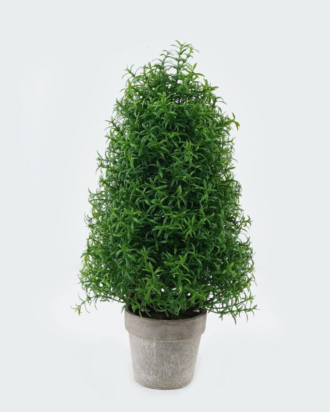Artificial Plant 20*20*42cm Rosemary in Paper pulp pot GS-73724009 2024May YeahFlower is one of Chinese leading OEM manufacturers and exporters , supplying the silk flowers, wholesale artificial trees