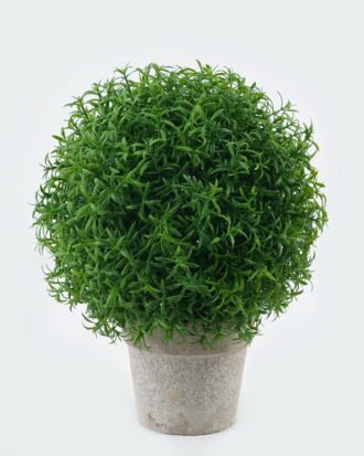 Artificial Plant 22*22*28cm Rosemary in Paper pulp pot GS-73724011 2024May YeahFlower is one of Chinese leading OEM manufacturers and exporters , supplying the silk flowers, wholesale artificial trees