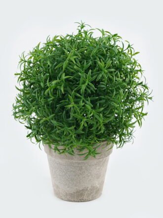 Artificial Plant 22*22*28cm Rosemary in Paper pulp pot GS-73724011 Toplary 3,000+ sqm showroom with thousands of artificial flowers, plants & trees ready for global sourcing.