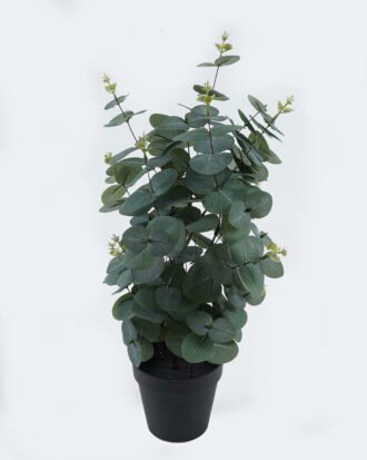Artificial Table Plants 25*25*54cm Eucalyptus Leaf in pot GS-29824002 2024May YeahFlower is one of Chinese leading OEM manufacturers and exporters , supplying the silk flowers, wholesale artificial trees