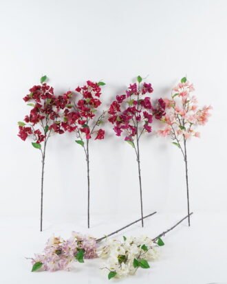 Artificial Flower 22*22*97cm Bougainvillea single stem GS-49524011 2024Jul YeahFlower is one of Chinese leading OEM manufacturers and exporters , supplying the silk flowers, wholesale artificial trees