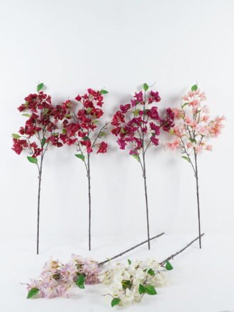 Artificial Flower 20*20*105cm Bougainvillea single stem GS-49524010 Single Flowers 3,000+ sqm showroom with thousands of artificial flowers, plants & trees ready for global sourcing.
