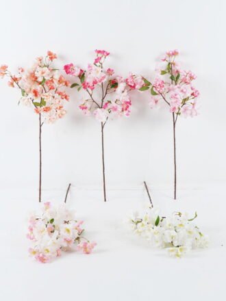 Artificial Flower 25*25*105cm Cherry blossom single stem GS-27924021-P3 Single Flowers 3,000+ sqm showroom with thousands of artificial flowers, plants & trees ready for global sourcing.