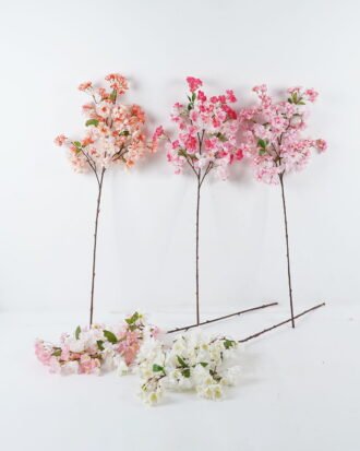 Artificial Flower 29*29*70cm Cherry blossom single stem GS-27924022 2024Jul YeahFlower is one of Chinese leading OEM manufacturers and exporters , supplying the silk flowers, wholesale artificial trees