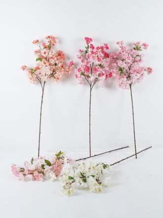 Artificial Flower 25*25*105cm Cherry blossom single stem GS-27924021-P4 Single Flowers 3,000+ sqm showroom with thousands of artificial flowers, plants & trees ready for global sourcing.