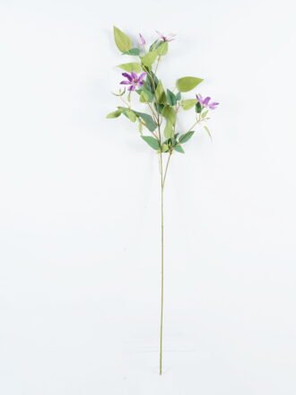 Artificial Flower 15*15*84cm Clematis *4 single stem GS-27924019 Single Flowers 3,000+ sqm showroom with thousands of artificial flowers, plants & trees ready for global sourcing.