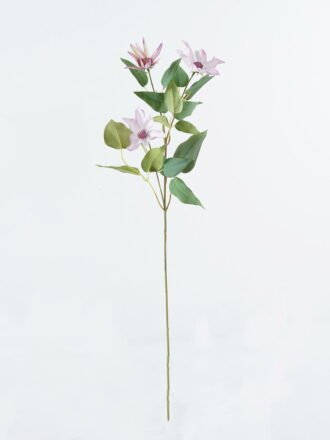 Artificial Flower 15*15*84cm Clematis *4 single stem GS-27924019 Single Flowers 3,000+ sqm showroom with thousands of artificial flowers, plants & trees ready for global sourcing.